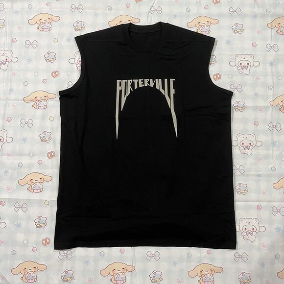 Rick Owens Drkshdw Porterville Tank Top Black - Picture 1 of 5